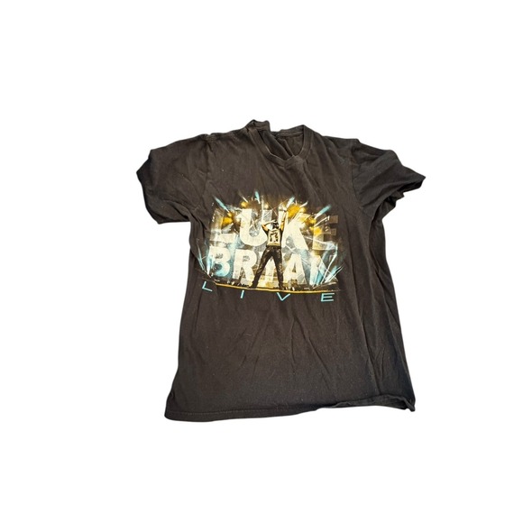 Luke Bryan 2017 Concert Tour T-Shirt Tee Shirt Black Medium Country Music - Picture 1 of 4
